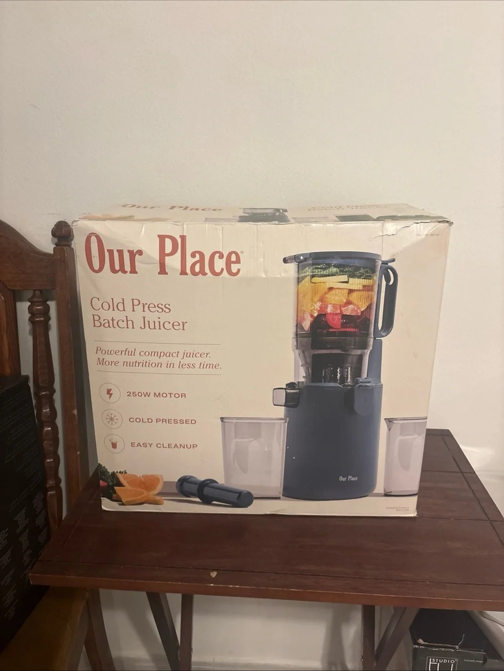 Our Place Cold Press Batch Juicer - Navy Blue